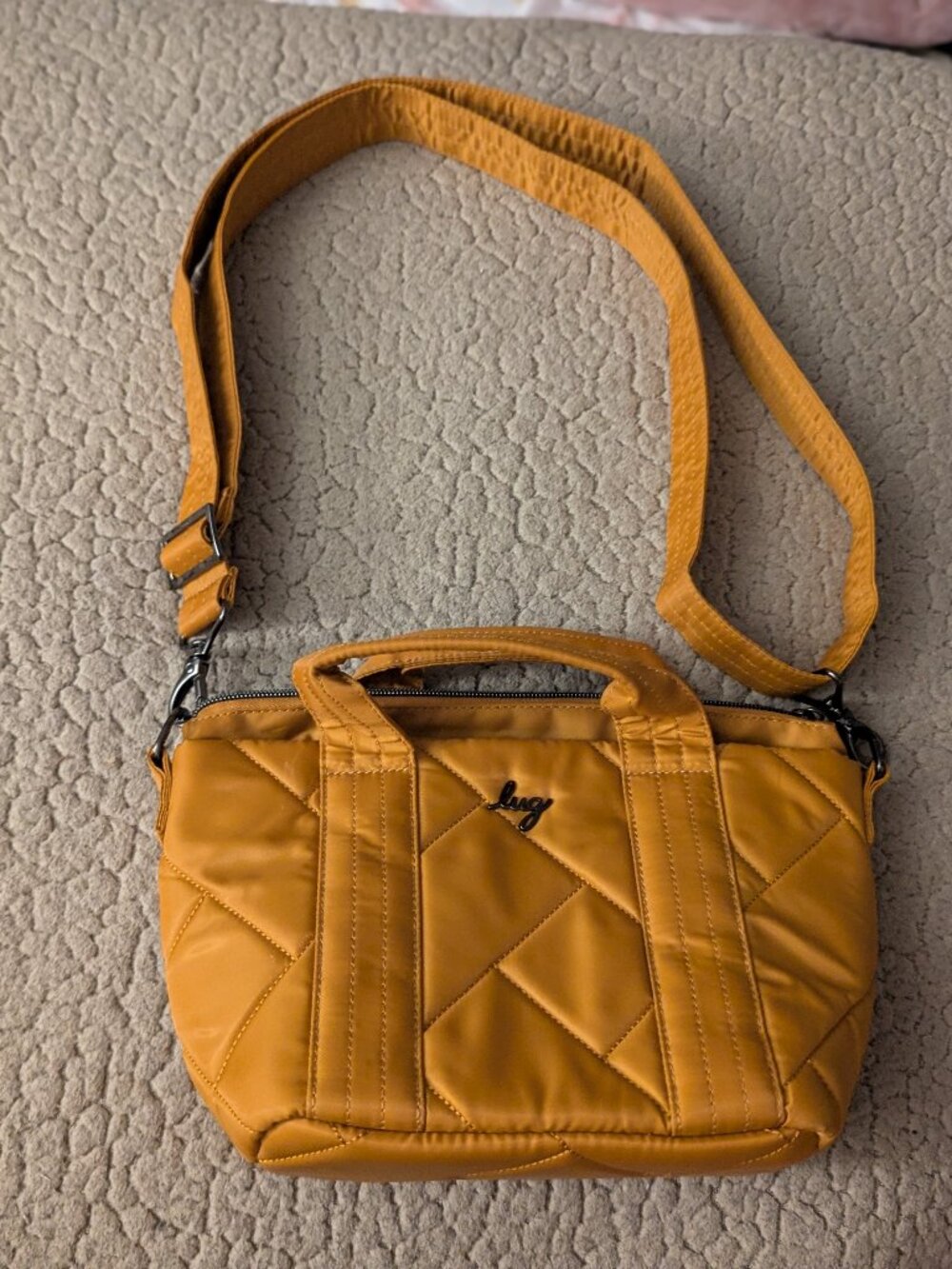 LUG Dory Mini Crossbody - Amber Yellow